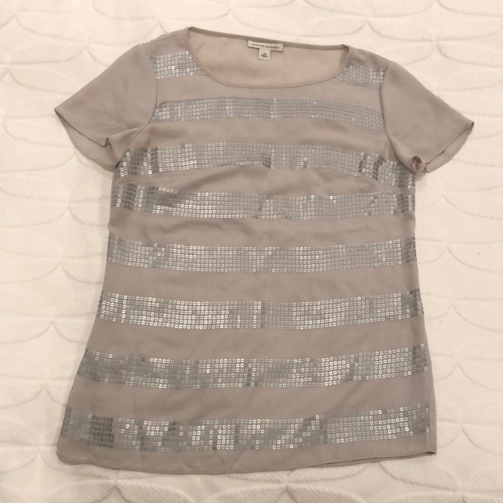 Sequined Banana Republic Top